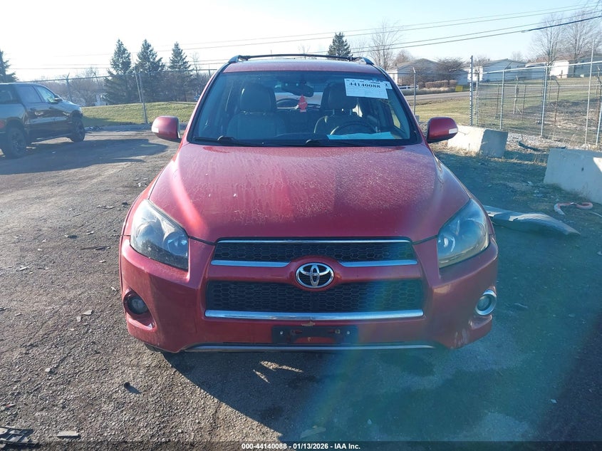 2012 Toyota Rav 4 2.5 Limited Red Lot 111044140088 Vin 2T3DF4DVXCW262265