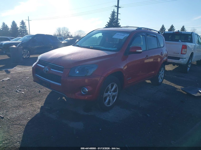 2012 Toyota Rav 4 2.5 Limited Red Lot 111044140088 Vin 2T3DF4DVXCW262265