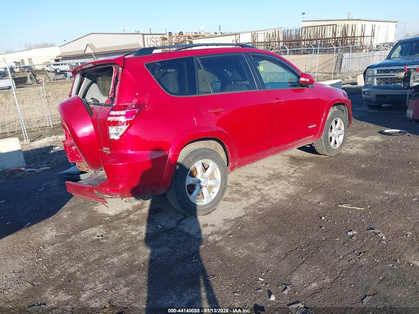 2012 Toyota Rav 4 2.5 Limited Red Lot 111044140088 Vin 2T3DF4DVXCW262265