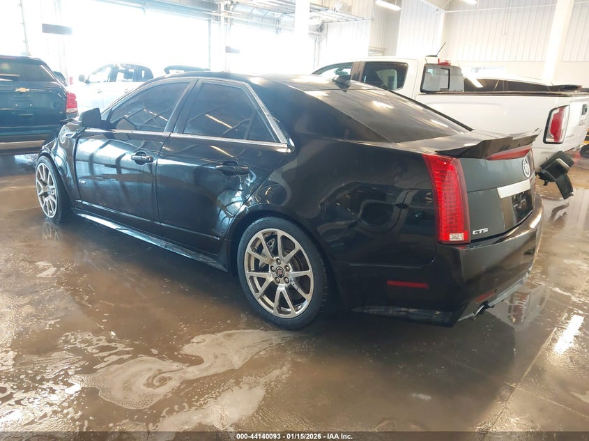 2012 Cadillac Cts-v 6.2 Cts-V black Lot 111044140093 Vin 1G6DV5EP0C0136934