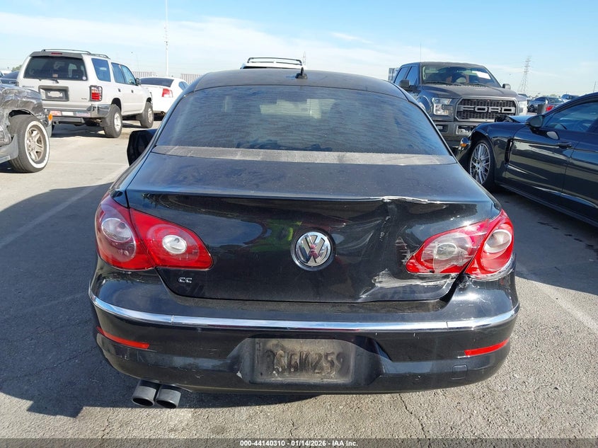 2012 Volkswagen Cc Lux Plus VIN: WVWHP7AN5CE552165 Lot: 44140310