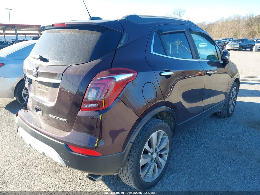 Vin: kl4cjasb8hb109797, lot: 44636309, buick encore preferred 20174