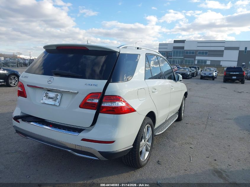 2012 Mercedes-Benz Ml 350 4Matic