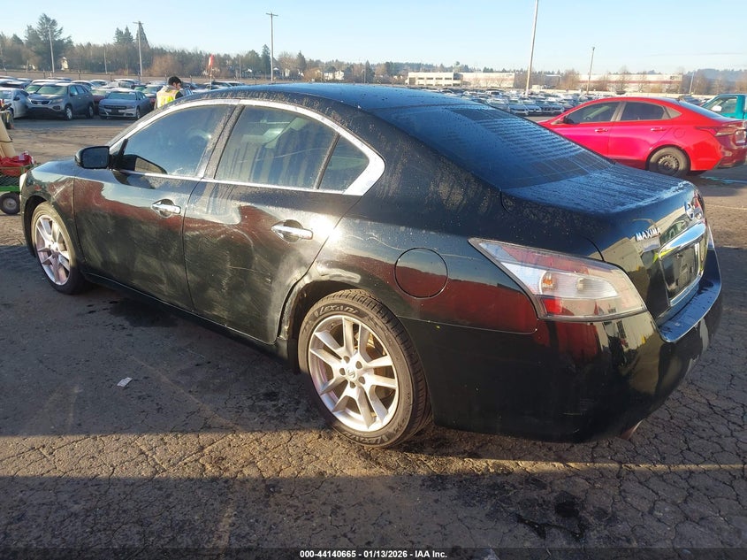 2012 Nissan Maxima 3.5 3.5 S 3.5 Sv Black Lot 111044140665 Vin 1N4AA5AP4CV151138
