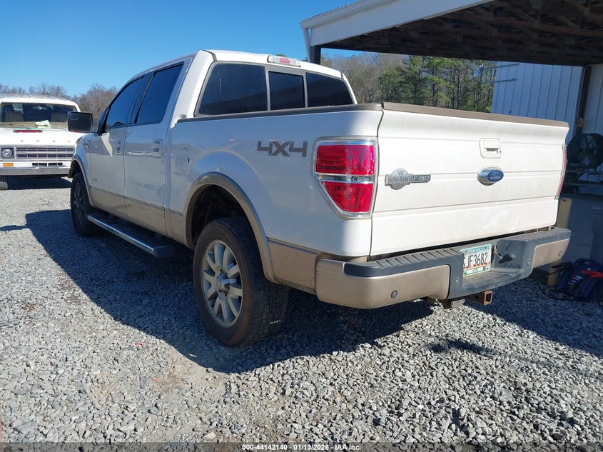 2012 Ford F-150 3.5 King Ranch white Lot 111044142140 Vin 1FTFW1ET9CKD62080