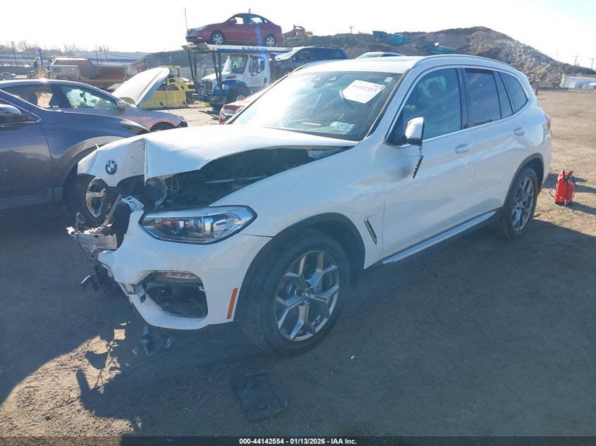 2021 BMW X3 2.0L I-4 DI, DOHC, V(VIN: 5UXTY3C09M9E85535