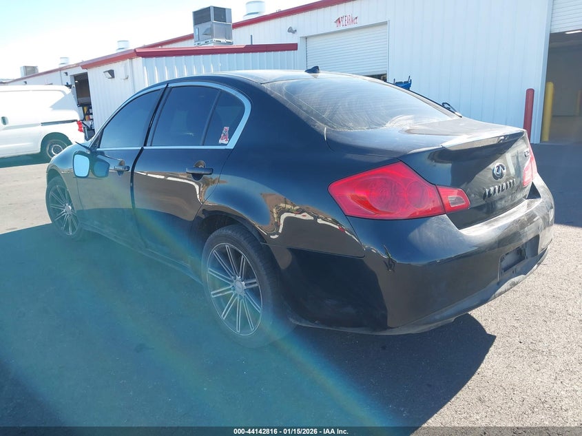 Vin: jn1dv6ar5bm650492, lot: 44638748, infiniti g25x 20113