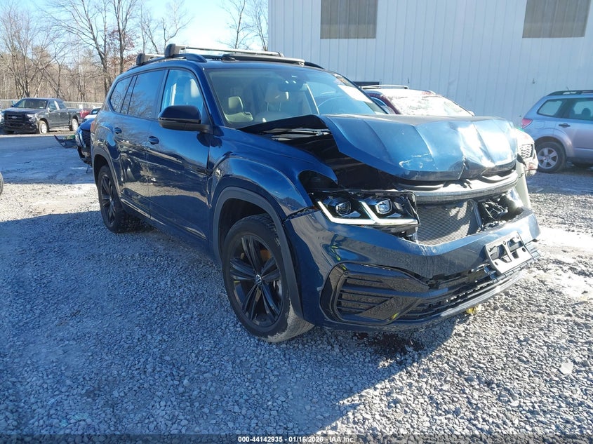 2022 Volkswagen Atlas 3.6L V6 Sel R-Line Black
