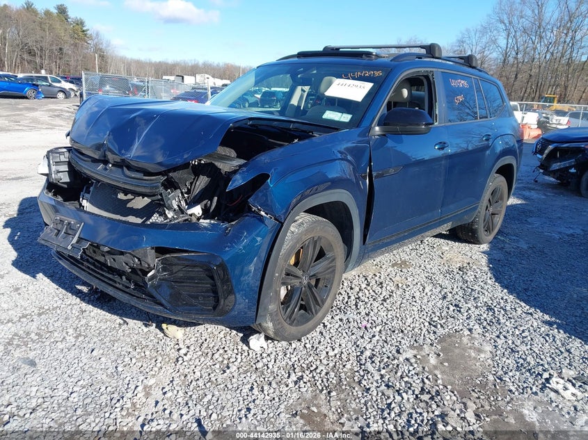 2022 Volkswagen Atlas 3.6L V6 Sel R-Line Black