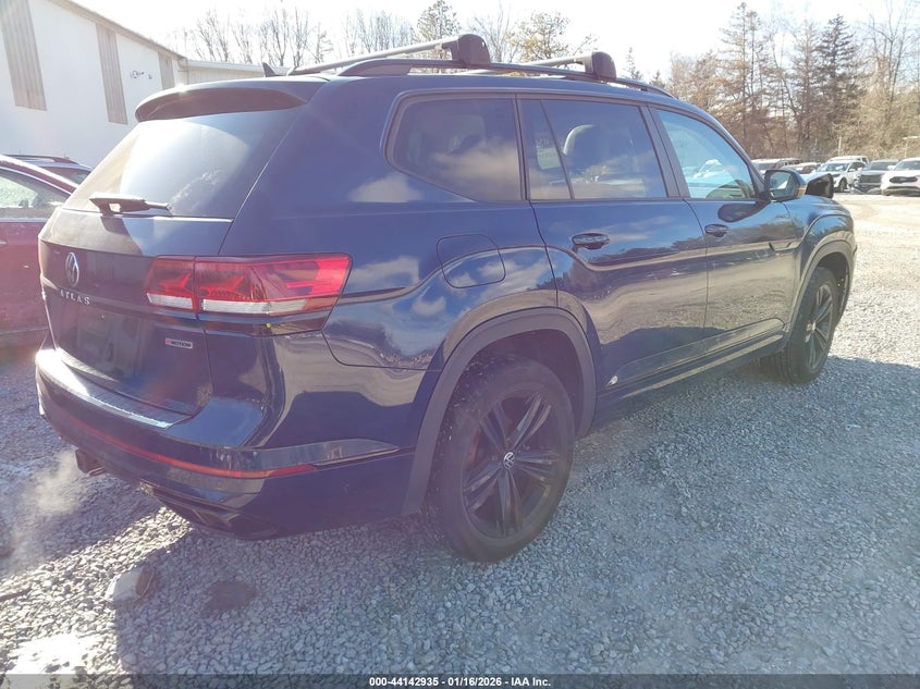 2022 Volkswagen Atlas 3.6L V6 Sel R-Line Black