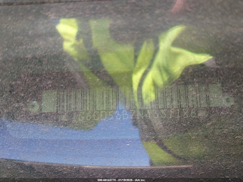 1992 Cadillac Deville VIN: 1G6CD53B7N4331186 Lot: 44143770