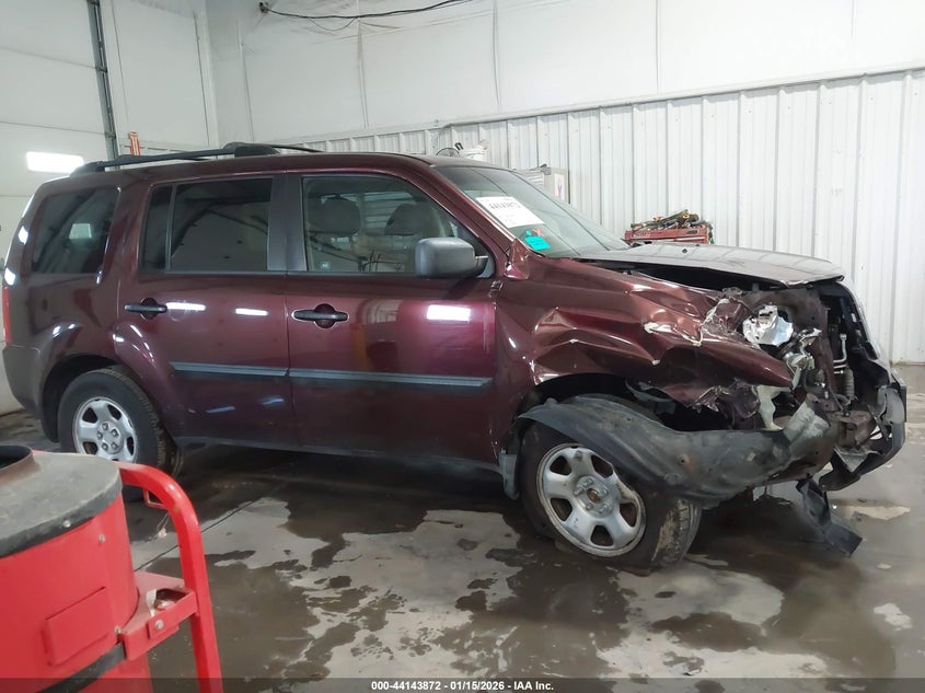 2010 Honda Pilot Lx VIN: 5FNYF4H2XAB015137 Lot: 44143872