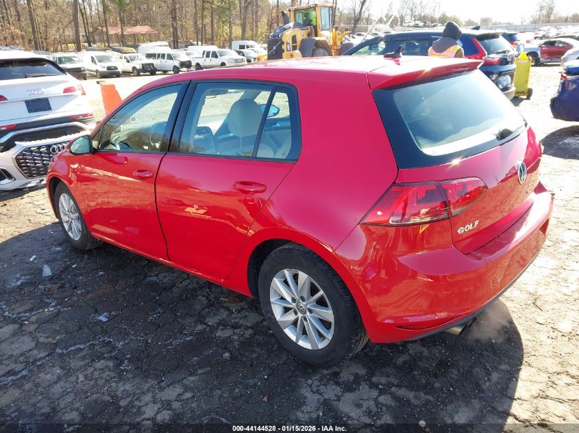 2016 Volkswagen Golf Tsi S 4-Door