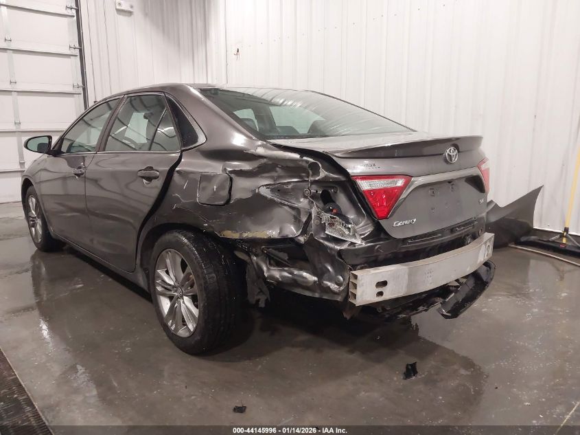 2016 Toyota Camry Se VIN: 4T1BF1FK0GU589491 Lot: 44145996