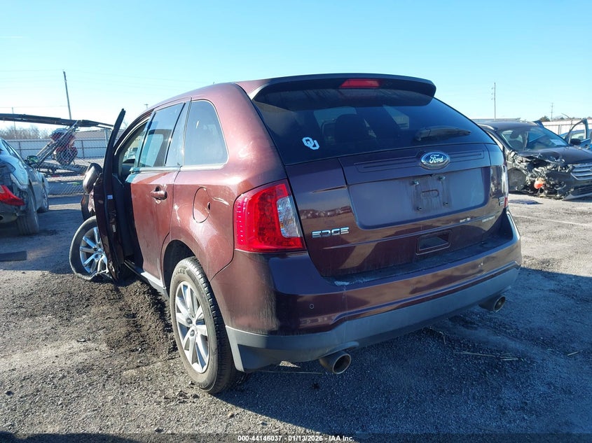 2FMDK4JC9CBA30415 2012 Ford Edge 3.5 Sel brown