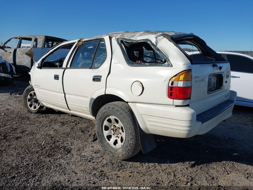 1999 Isuzu Rodeo Ls/Lse/S 3.2L