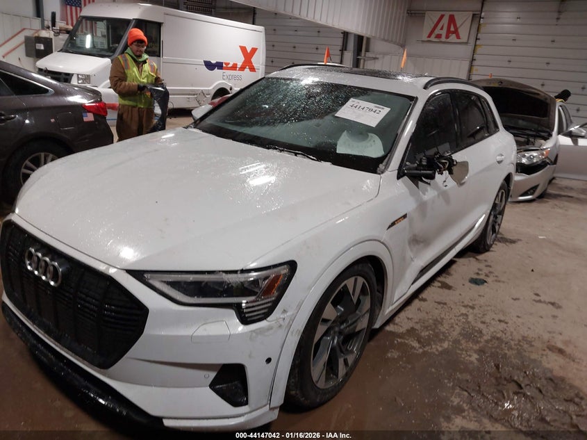 Vin: wa1aaage3mb030087, lot: 44642974, audi e-tron premium quattro 20212