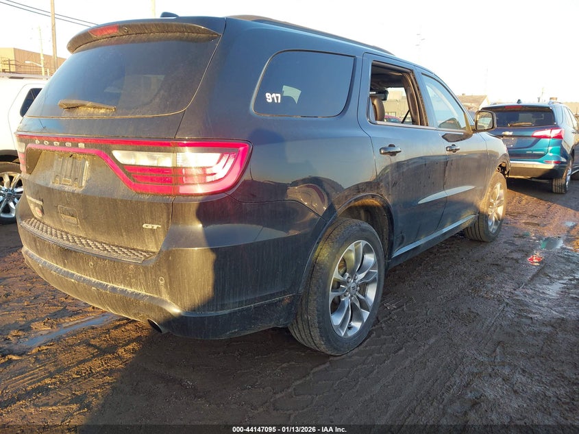 Vin: 1c4rdjdg1lc382342, lot: 44643027, dodge durango gt plus awd 20204
