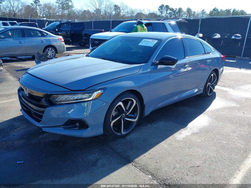 Vin: 1hgcb1f31ma098222, lot: 44643274, honda accord sport 20212