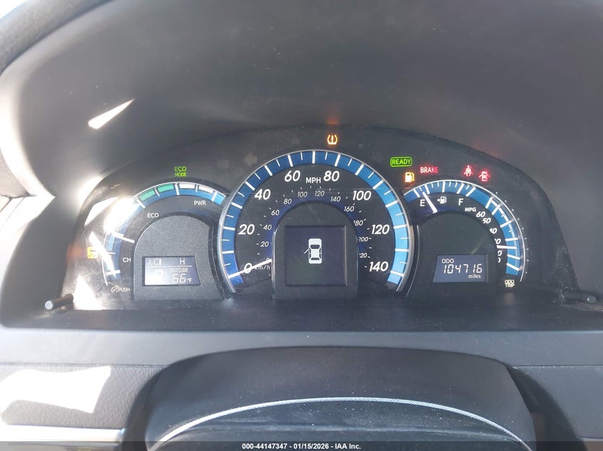 2012 Toyota Camry Hybrid Xle VIN: 4T1BD1FK8CU045482 Lot: 44147347