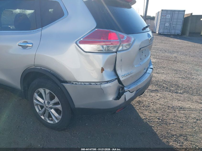 2015 Nissan Rogue Sv VIN: KNMAT2MV2FP519645 Lot: 44147395