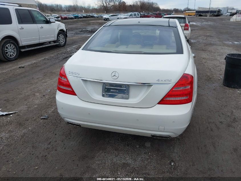 2010 Mercedes-Benz S 550 4Matic VIN: WDDNG8GB6AA333120 Lot: 44148021