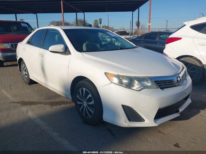 2012 Toyota Camry L/Le/Se/Se Limited Edition/Xle