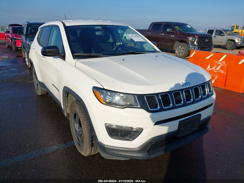 VIN 3C4NJCAB8JT488283 2018 JEEP COMPASS SPORT FWD