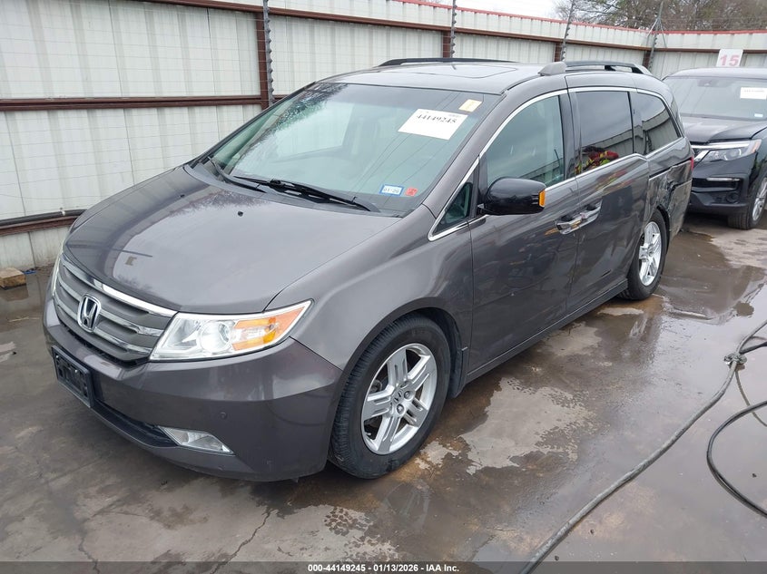 2012 Honda Odyssey 3.5 Touring/Touring Elite grey Lot 111044149245 Vin 5FNRL5H94CB079533