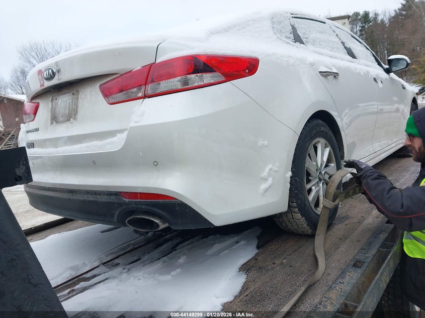 Vin: 5xxgt4l32gg080624, lot: 44645231, kia optima lx 20164