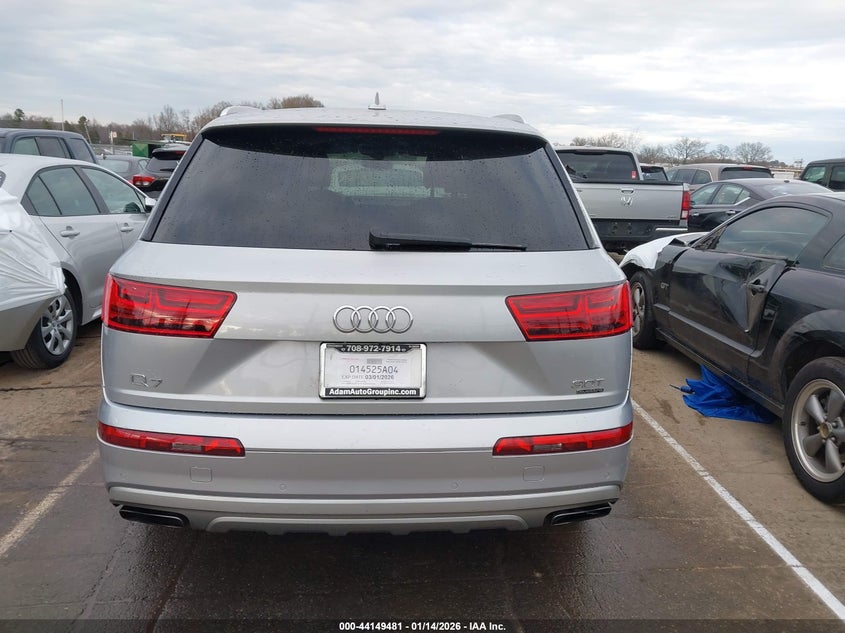 2017 Audi Q7 3.0T Premium VIN: WA1VAAF70HD021216 Lot: 44149481