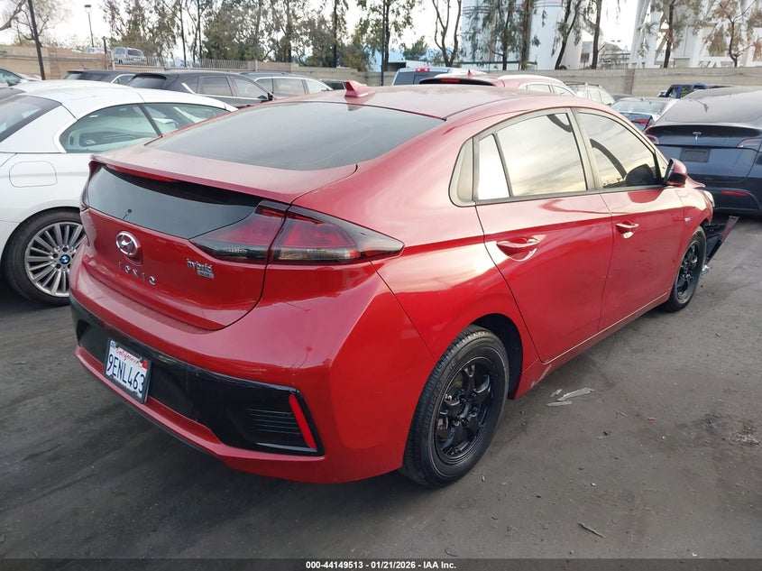 VIN KMHC65LCXKU167522 2019 HYUNDAI IONIQ HYBRID BLUE