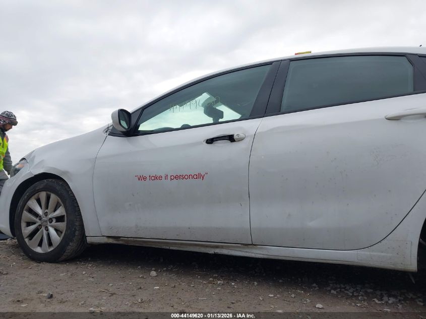 2014 Dodge Dart Sxt VIN: 1C3CDFBB6ED919704 Lot: 44149620