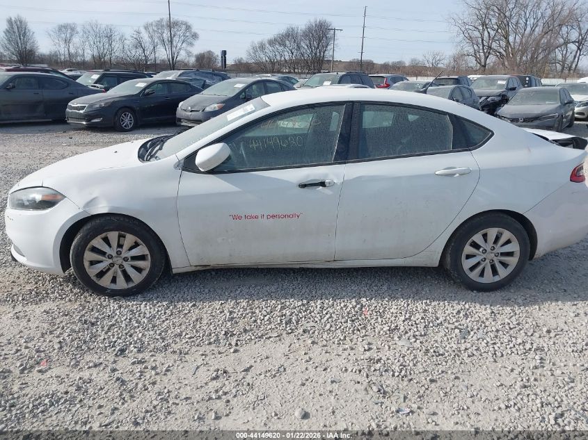 2014 Dodge Dart Sxt VIN: 1C3CDFBB6ED919704 Lot: 44149620