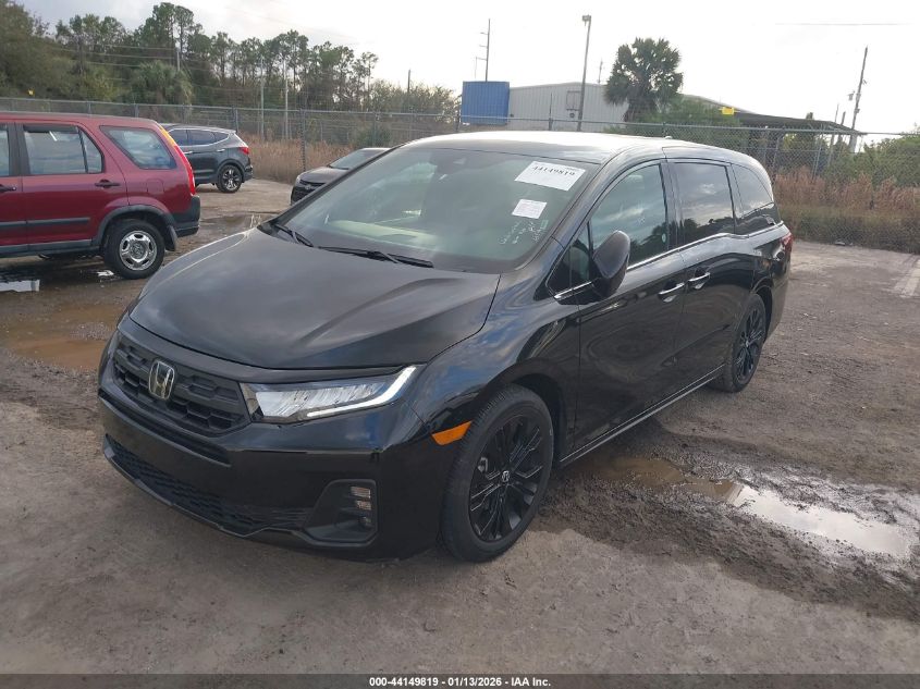 2025 Honda Odyssey - 5FNRL6H79SB051973