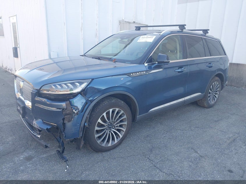 Vin: 5lm5j7xc6lgl18186, lot: 44645924, lincoln aviator reserve 20202