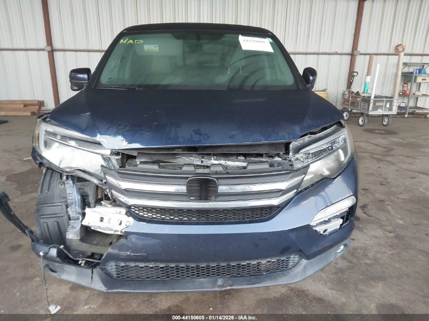 2017 Honda Pilot Ex-L VIN: 5FNYF6H7XHB012000 Lot: 44150605