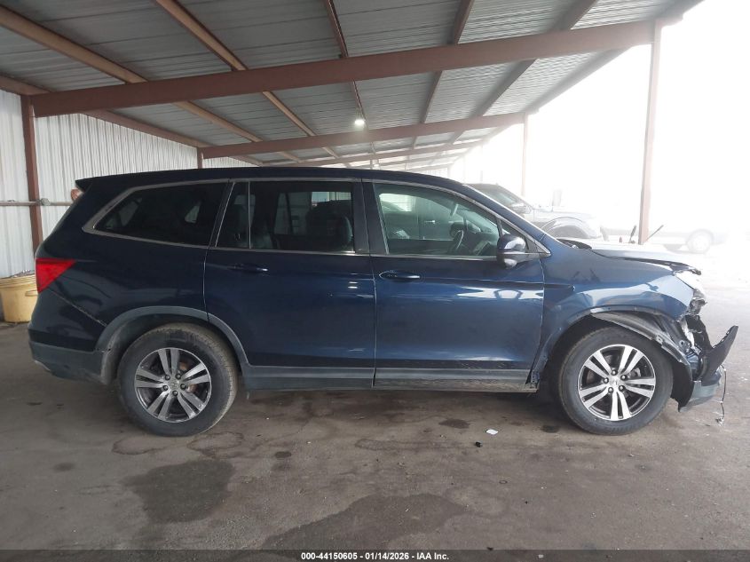 2017 Honda Pilot Ex-L VIN: 5FNYF6H7XHB012000 Lot: 44150605
