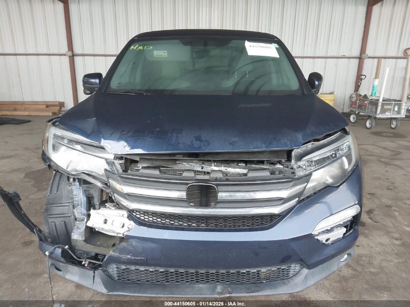 2017 Honda Pilot Ex-L VIN: 5FNYF6H7XHB012000 Lot: 44150605