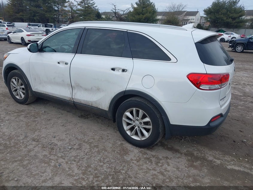 Vin: 5xypg4a35hg294947, lot: 44646897, kia sorento 2.4l lx 20173