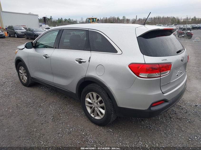 Vin: 5xypg4a38hg261585, lot: 44648413, kia sorento 2.4l l 20173