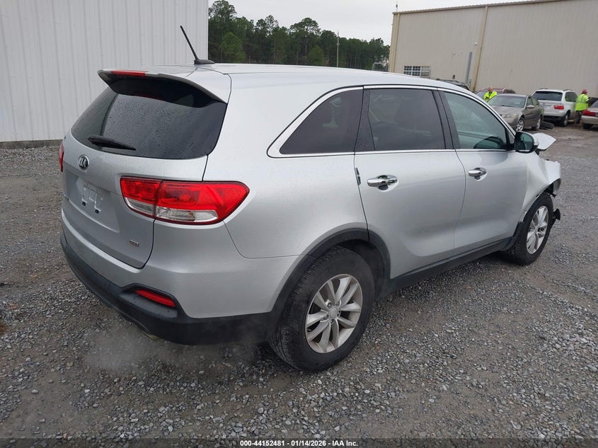 Vin: 5xypg4a38hg261585, lot: 44648413, kia sorento 2.4l l 20174