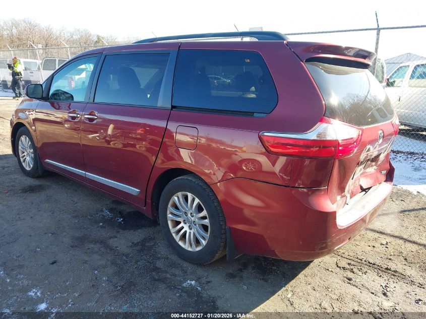 2015 Toyota Sienna Xle 8 Passenger