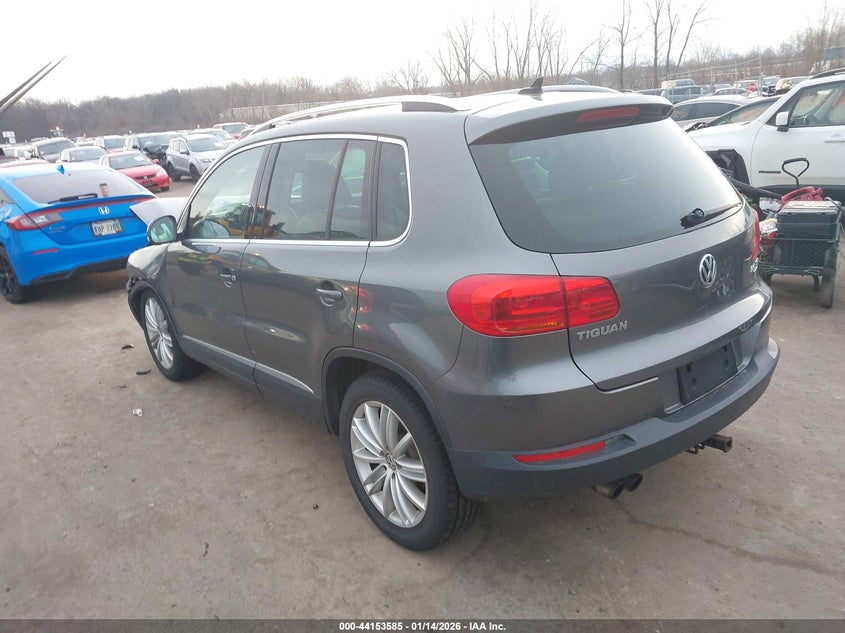 2013 Volkswagen Tiguan S/Se/Sel
