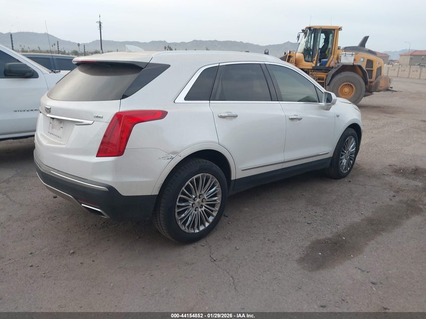 Vin: 1gyknfrs2hz153434, lot: 44650784, cadillac xt5 platinum 20174