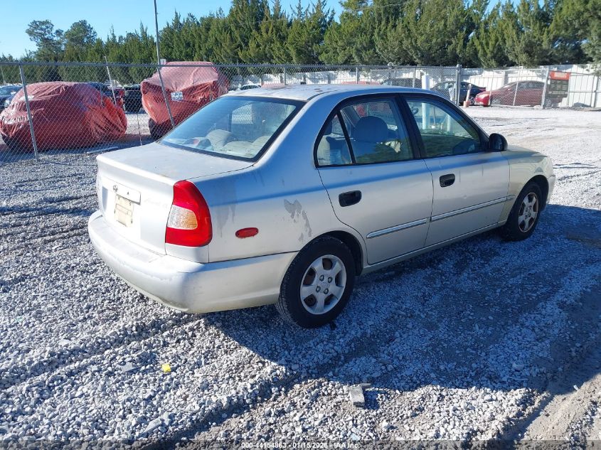2002 Hyundai Accent Gl