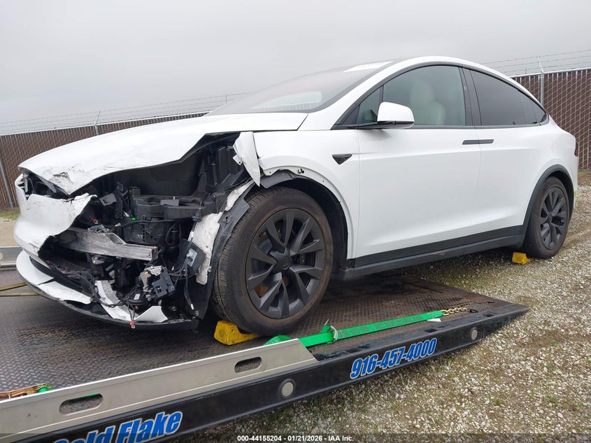Vin: 7saxcde51pf379896, lot: 44651136, tesla model x dual motor all-wheel drive/standard range 20232