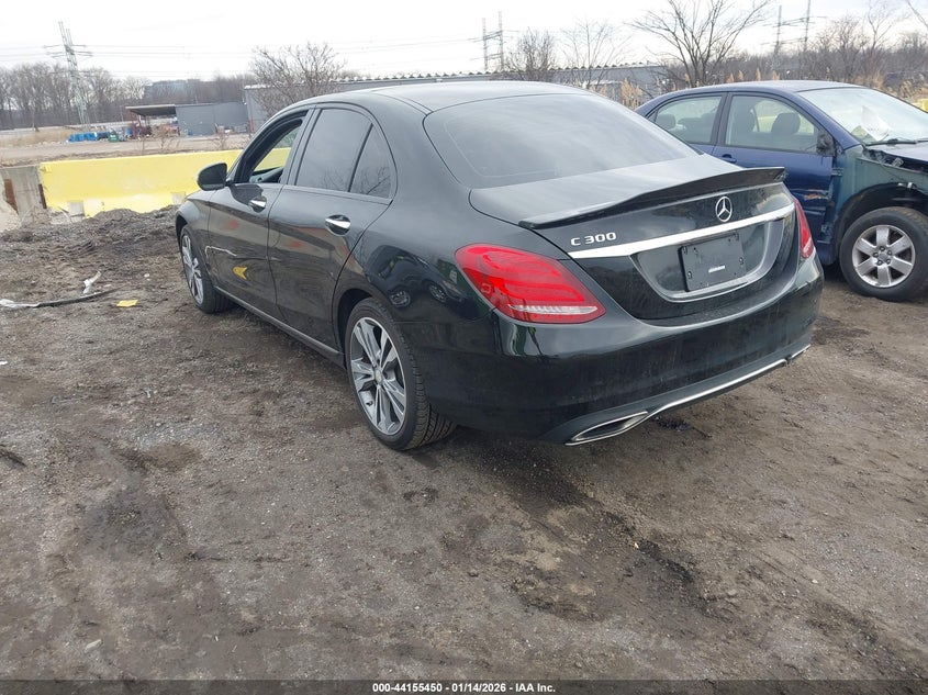 VIN WDDWF4KB7HR257393 2017 MERCEDES-BENZ C 300 4MATIC