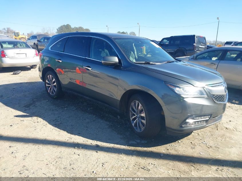 2016 Acura Mdx Technology Acurawatch Plus Packages/Technology Package