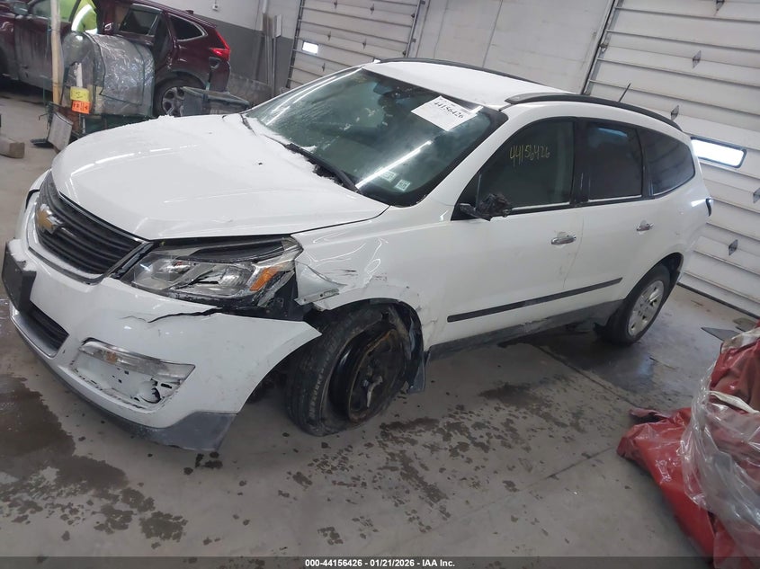 Vin: 1gnkvfkd4gj153327, lot: 44652372, chevrolet traverse ls 20162